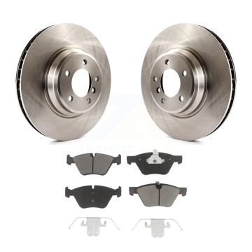 Front Disc Brake Rotors And Ceramic Pads Kit For 2007 BMW 335xi K8C-100506