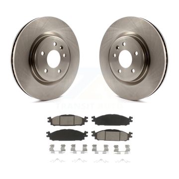 Front Disc Brake Rotors And Ceramic Pad Kit For Ford Explorer Flex Taurus Lincoln MKT MKS K8C-100510