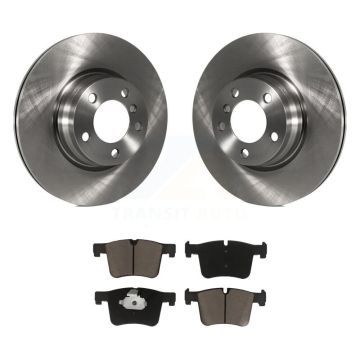 Front Disc Brake Rotors Ceramic Pad Kit For BMW 328i 330e With 330mm Diameter Rotor K8C-100515