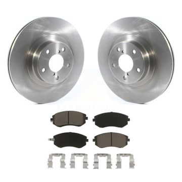 Front Disc Brake Rotors & Ceramic Pad Kit For Subaru Outback Forester Impreza Legacy Baja K8C-100567