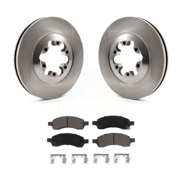 Front Disc Brake Rotors And Ceramic Pads Kit For Chevrolet Colorado GMC Canyon K8C-100577