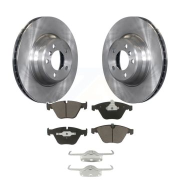 Front Disc Brake Rotors And Ceramic Pads Kit For BMW 750i 750Li 745i 745Li 760Li 760i K8C-100578