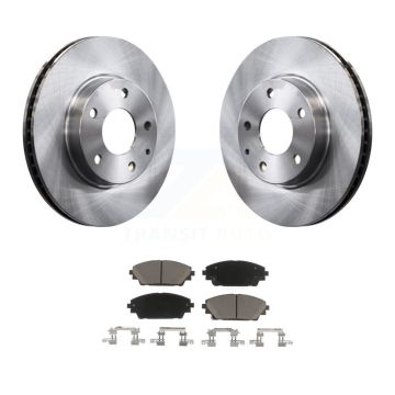 Front Disc Brake Rotors And Ceramic Pads Kit For Mazda 3 CX-3 Sport K8C-100594