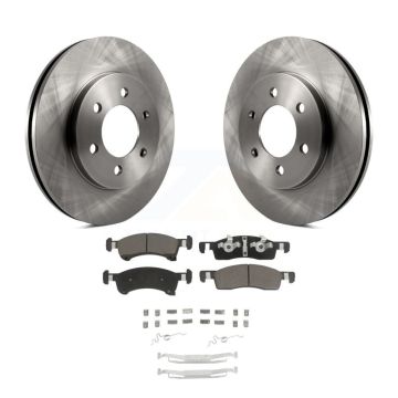 Front Disc Brake Rotors And Ceramic Pads Kit For Ford Expedition Lincoln Navigator K8C-100602