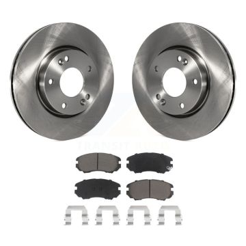 Front Brake Rotor And Ceramic Pad Kit For Hyundai Kia Sonata Tucson Soul Sportage Tiburon K8C-100621