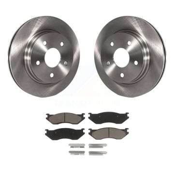Front Disc Brake Rotors And Ceramic Pads Kit For Dodge Ram 1500 Durango K8C-100688