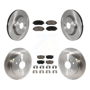 Front Rear Disc Brake Rotors And Ceramic Pads Kit For Toyota Camry K8C-100731