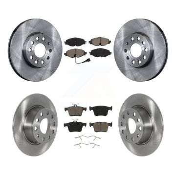 Front Rear Disc Brake Rotors And Ceramic Pads Kit For Volkswagen Jetta Taos K8C-100739