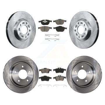 Front Rear Disc Brake Rotors And Ceramic Pads Kit For Mazda 3 Sport K8C-100746