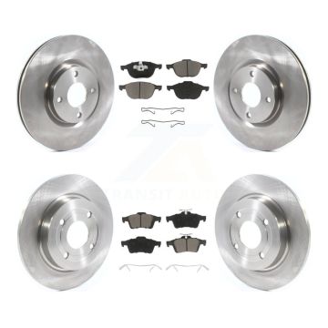 Front Rear Disc Brake Rotors And Ceramic Pads Kit For 2018-2022 Ford EcoSport AWD K8C-100755