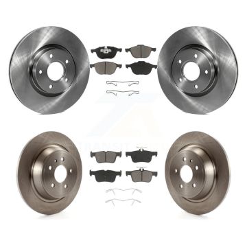 Front Rear Disc Brake Rotors And Ceramic Pads Kit For Ford Escape K8C-100756