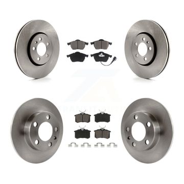 Front Rear Disc Brake Rotors And Ceramic Pads Kit For Volkswagen Beetle K8C-100773