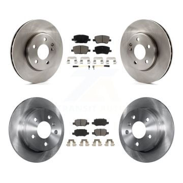 Front Rear Disc Brake Rotors And Ceramic Pads Kit For 2006-2011 Mercedes-Benz B200 K8C-100795