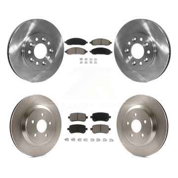 Front Rear Disc Brake Rotors Ceramic Pad Kit For 2004-2007 Ford Freestar Mercury Monterey K8C-100808
