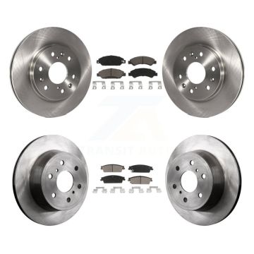 Front Rear Brake Rotor & Ceramic Pad Kit For Chevrolet Avalanche Cadillac GMC Tahoe Yukon K8C-100828