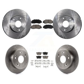 Front Rear Disc Brake Rotors And Ceramic Pads Kit For 1998-2002 Honda Accord 3.0L K8C-100900