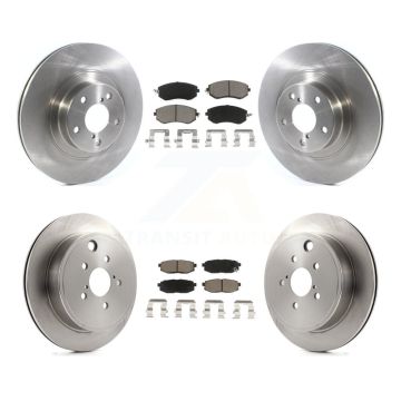 Front Rear Disc Brake Rotors And Ceramic Pads Kit For Subaru BRZ Toyota 86 K8C-100920