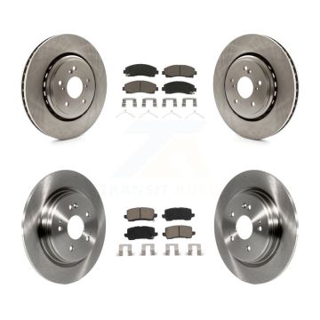 Front Rear Disc Brake Rotors And Ceramic Pads Kit For 2015-2020 Acura TLX K8C-100929