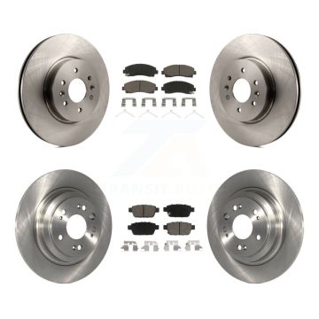 Front Rear Disc Brake Rotors And Ceramic Pads Kit For 2009-2014 Acura TL K8C-100930