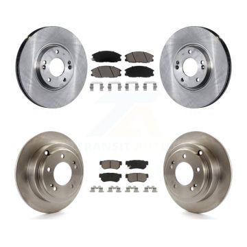Front Rear Disc Brake Rotors And Ceramic Pads Kit For 2004-2006 Kia Amanti K8C-100949