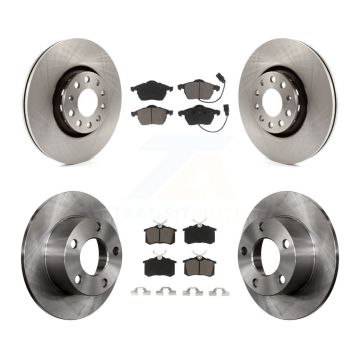 Front Rear Disc Brake Rotors And Ceramic Pads Kit For Audi A6 K8C-100960