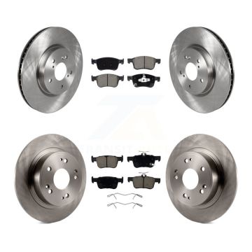 Front Rear Disc Brake Rotors And Ceramic Pads Kit For Honda Accord K8C-100986