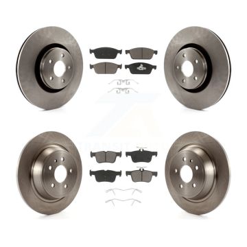 Front Rear Disc Brake Rotors And Ceramic Pads Kit For Lincoln MKC K8C-100990