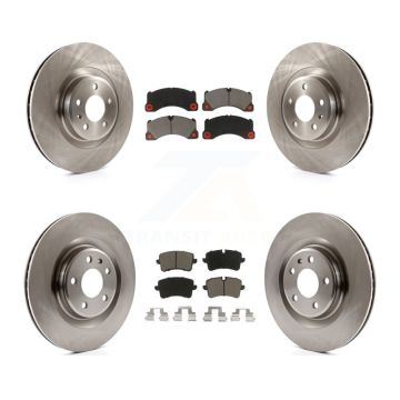 Front Rear Disc Brake Rotors And Ceramic Pads Kit For 2017 Porsche Macan Base K8C-101054