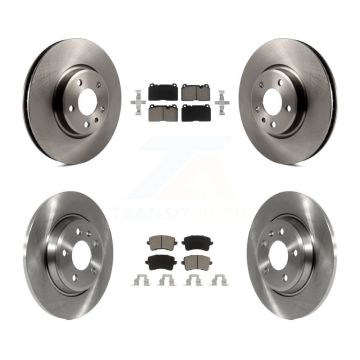 Front Rear Disc Brake Rotors And Ceramic Pads Kit For Audi Q5 K8C-101065