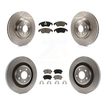 Front Rear Disc Brake Rotors And Ceramic Pads Kit For Audi S5 S4 K8C-101066
