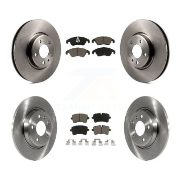 Front Rear Brake Rotor & Ceramic Pad Kit For 2013 Audi A6 With 320mm Diameter K8C-101070