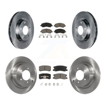 Front Rear Brake Rotor Ceramic Pad Kit For Jeep Mitsubishi Patriot Lancer Compass Sebring K8C-101091