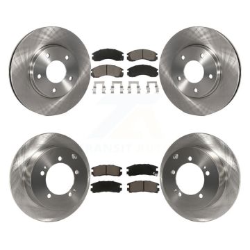 Front Rear Disc Brake Rotors And Ceramic Pads Kit For 2000 Mitsubishi Eclipse 3.0L K8C-101094