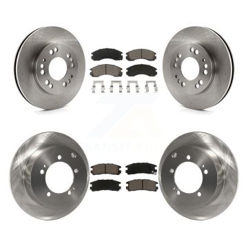 Front Rear Disc Brake Rotors And Ceramic Pads Kit For 1998 Eagle Talon AWD K8C-101096