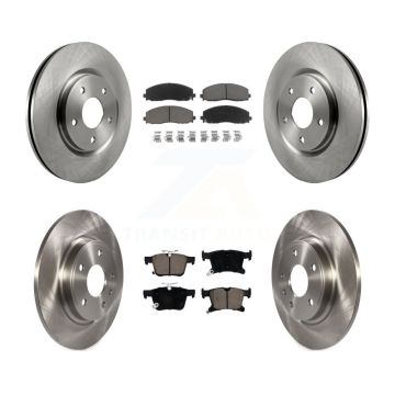 Front Rear Disc Brake Rotor & Ceramic Pad Kit For Chrysler Pacifica Grand Caravan Voyager K8C-101112