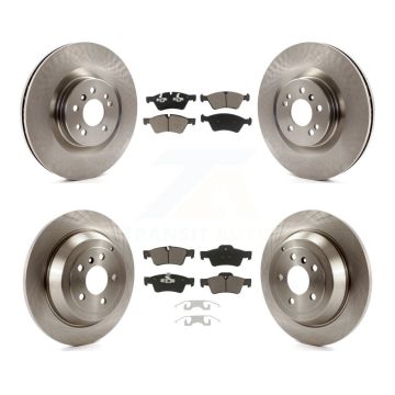 Front Rear Disc Brake Rotors And Ceramic Pads Kit For Mercedes-Benz ML320 K8C-101181