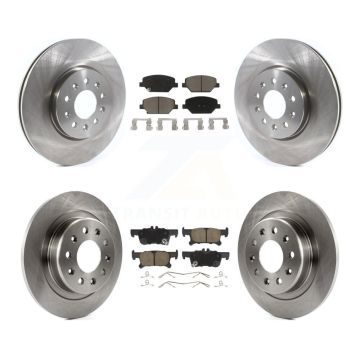Front Rear Brake Rotors Ceramic Pad Kit For Buick Envision With 288mm Diameter Rotor K8C-101215