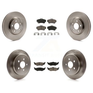 Front Rear Disc Brake Rotors And Ceramic Pads Kit For Chrysler PT Cruiser Dodge Neon K8C-101219