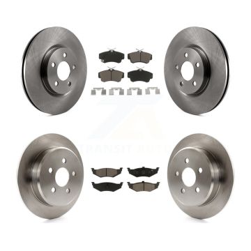 Front Rear Disc Brake Rotors And Ceramic Pads Kit For Chrysler PT Cruiser K8C-101220