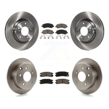 Front Rear Disc Brake Rotors And Ceramic Pads Kit For Mitsubishi Eclipse Galant K8C-101255