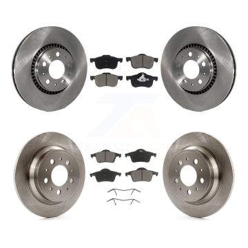 Front Rear Disc Brake Rotors And Ceramic Pads Kit For Volvo S60 XC70 V70 S80 K8C-101272
