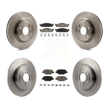 Front Rear Disc Brake Rotor Ceramic Pad Kit For Ford Explorer Flex Taurus Lincoln MKT MKS K8C-101301