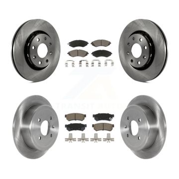 Front Rear Disc Brake Rotors And Ceramic Pads Kit For Chevrolet Spark EV K8C-101330