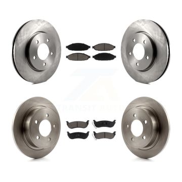Front Rear Disc Brake Rotors And Ceramic Pads Kit For 2004-2008 Chrysler Pacifica K8C-101331