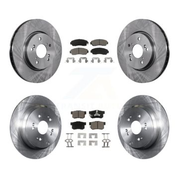 Front Rear Disc Brake Rotors And Ceramic Pads Kit For Honda CR-V Acura RDX K8C-101336
