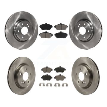 Front Rear Disc Brake Rotor Ceramic Pad Kit For Mercedes-Benz GLA250 CLA250 INFINITI QX30 K8C-101351