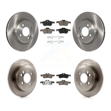 Front Rear Brake Rotors & Ceramic Pad Kit For Mini Cooper With 276mm Diameter Rotor K8C-101352