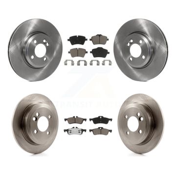 Front Rear Disc Brake Rotors And Ceramic Pads Kit For Mini Cooper K8C-101353