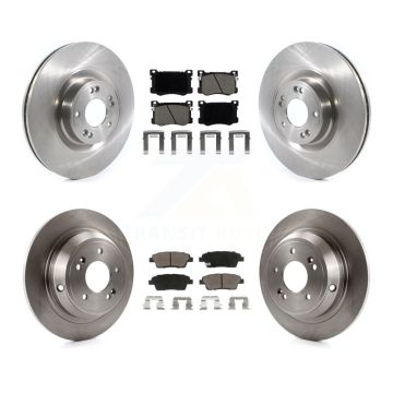 Front Rear Disc Brake Rotors And Ceramic Pads Kit For Hyundai Genesis G80 Kia K900 3.8L K8C-101391