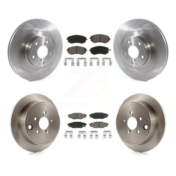 Front Rear Disc Brake Rotors & Ceramic Pad Kit For Subaru Outback Forester Impreza Legacy K8C-101395